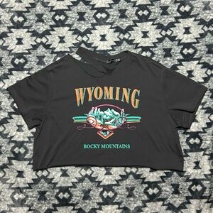 Wyoming Graphic Short Sleeve Tee - Black